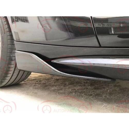 2PCS Carbon Fiber Side Skirts Splitters Canards Apron for BMW 2 Series F87 M2 Base Coupe 2016 2017 2018 Cupwings Winglets FRP