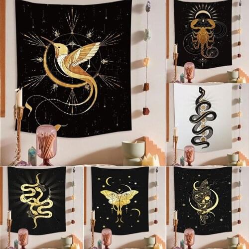 Scorpion Snake Animal Pattern Anime Room Decor Room Decoration Accessories Tapestry Wall Hanging Boho Decoration Home Decor Home