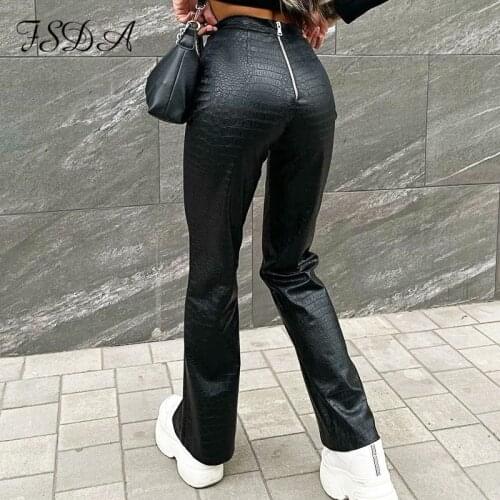 Женские брюки с высокой талией FSDA China At AliExpress