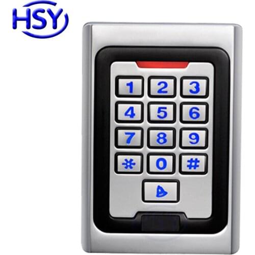 HSY RFID Proximity 125Khz EM ID Card entry lock Standalone Keypad Controller Metal Case Single Door Access Control