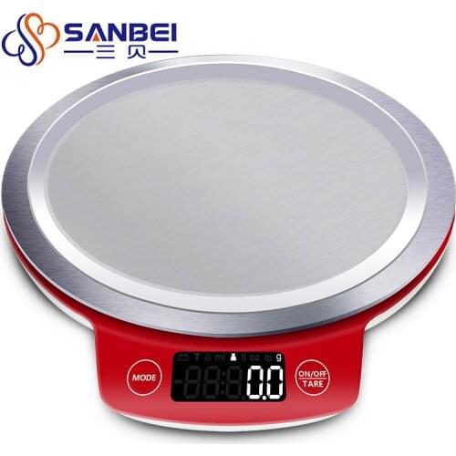 SANBEI 3000g 0.1g Pocket Digital Electronic Scale Weighing LED Backlight Precision Jewelry Gold Gram Electronic Scale balance