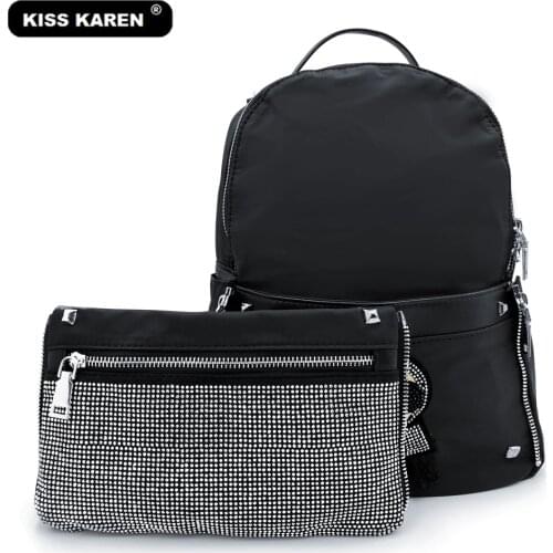 Женские рюкзаки со стразами KISS KAREN China At AliExpress