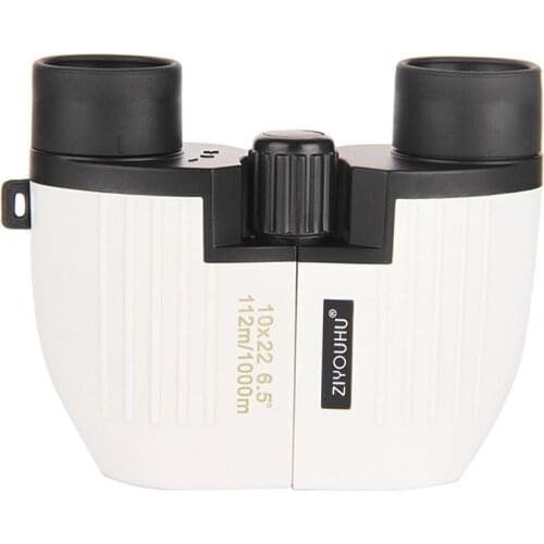 ZIYOUHU HD 10X22 Compact Binoculars Long Range 112M/1000M FMC BAK4 Lens Coating Mini Telescope for Hiking Camping Game Watching