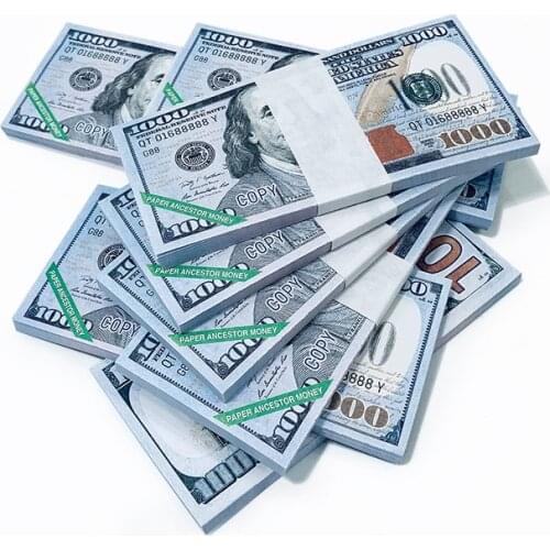 Dollar Fake Money Paper Heaven Hell Bank Notes Currency Prop Ancestor Money Hell Money Incense Paper Sacrifice Joss Paper