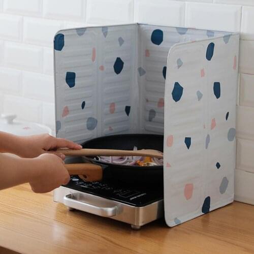 Oil Splash Guard Kitchen Cooking Frying Pan Aluminium Oil Splatter Screen Cover Anti Splatter Guard Shield Kitchen Accessories
