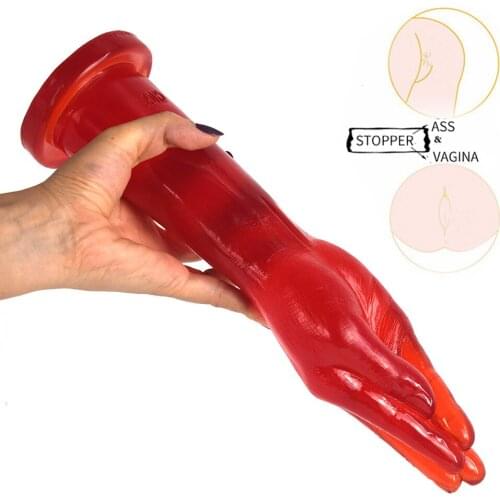 Simulation hand penis male and female massage orgasm masturbation device couple sex toys manual masturbation sex products