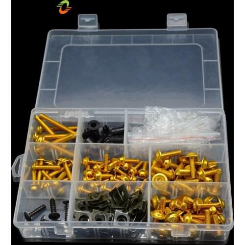 Motorcycle Complete CNC Fairing Bolts Kit Bodywork Screws Nut For Yamaha YZFR1 YZFR6 YZFR6S YZFR7 YZF R1 R6 R6S R125 R15