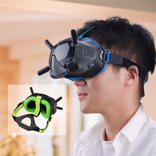 Eye Pad with Head Strap Band Face Mask Pad Set for FPV Goggles V2 Faceplate Replacement Kit