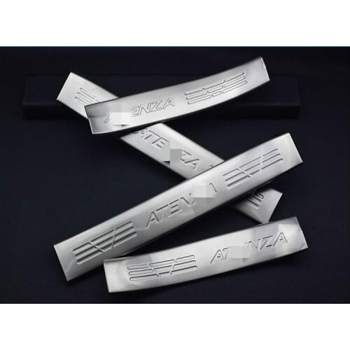 Fit for Mazda New Atenza built in threshold bar welcome pedal rear guard board decoration built in car modification