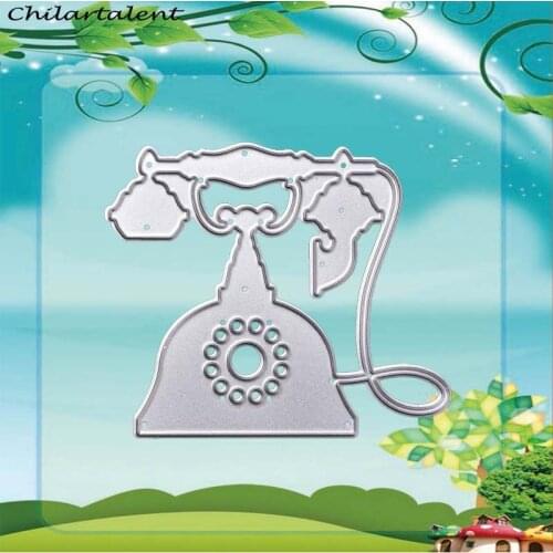 Phone frame Metal Cutting Dies Retro Craft Dies Scrapbooking clear Stamps Decor Embossing Stencils Card Making matrice decoupe