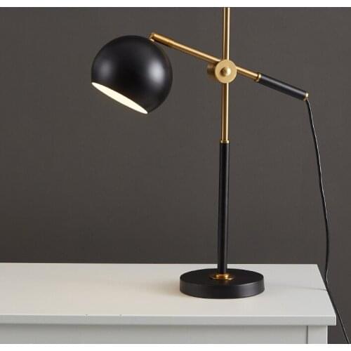 Nordic Simple Iron Table Lamps for Living Room Hotel Office Light Fixtures Led Stand Lights Bedroom Desk Lamp Reading Home Decor