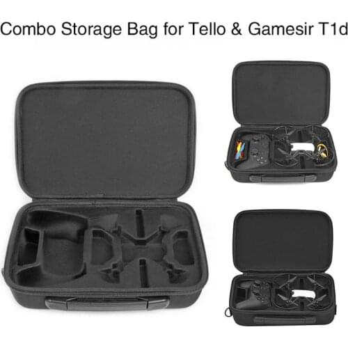 ALLOET Portable Carrying Case Storage Bag with Shoulder Strap for DJI Tello Drone Gamesir T1d Remote Controller waterproof bag