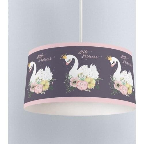 Lamp For Kids Bedrooms Light Chandelier for Living Room Childrens Room Little Princess Noble Flower Swan Model 064