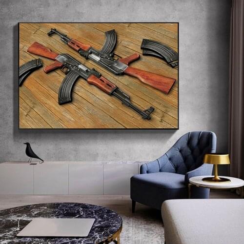 Military Decorations Wall Pictures Hand Gun Patent Vintage Poster And Prints Revolving Fire Arm Art Print Pistol Blueprint