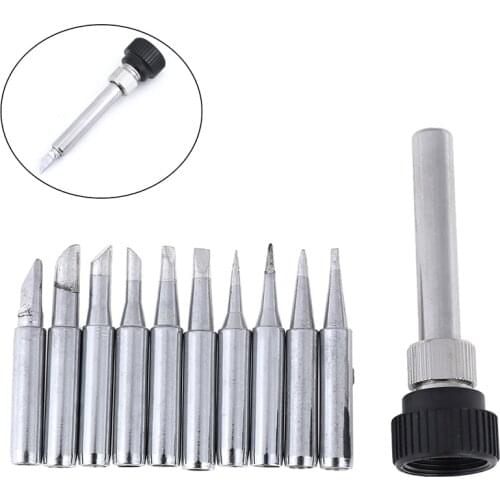 Pointed knife welding head Lead-free Soldering Iron Tips Solder Tip 900M-T For 936 Rework Soldering Station Tool casing