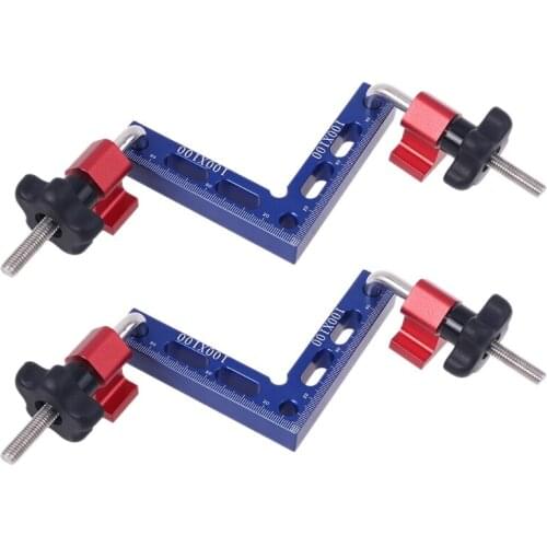 100x110mm 90 Degree L-Shaped Splicing Board Positioning Plate Fixing Clip Carpenter Square Ruler Woodworking Tools G8TB