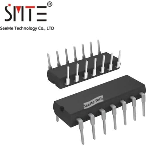 15pcs 100pcs/lot CD4093BE IC GATE NAND 4CH 2-INP 14DIP New and original