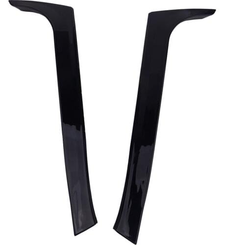 2Pcs Glossy Black Car Rear Window Side Spoiler Wing ABS Fit for VW Golf 6 MK6 GTI GTR GTD 2008 2009 2010 2011 2012 2013