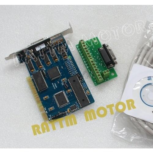 3 Axis NC Studio PCI Motion Ncstudio Control Card Breakout Interface Adapter for CNC Router Engraving Milling machine