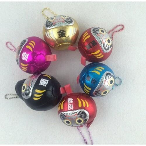 6CM Dharma Plush Stuffed Toy Doll Kids Party Keychain Gift Plush Toys Decor Pendant Lucky Ball Toy G0329