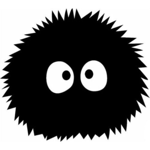 Car Stickers Cars Decal Black Sticker Peeking Monster Modeling PVC Funny Creative 3D Big Eyes Sunscreen Waterproof Auto Decals