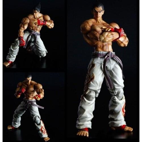 PLAY ARTS 25cm Tekken KAZUYA MISHIMA Action Figure Model Toys