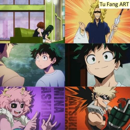 Canvas Painting Anime My Hero Academia Room Decoration Wall Art Posters and Prints Pictures Living Baby Kids Nordic Home Decor