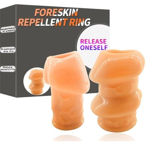 Penis Ring Sex Toy Resistance Compound Ring Circumcision Ring Lock Fine Set Circumcision Ring Reusable Condom Delay Ejaculation