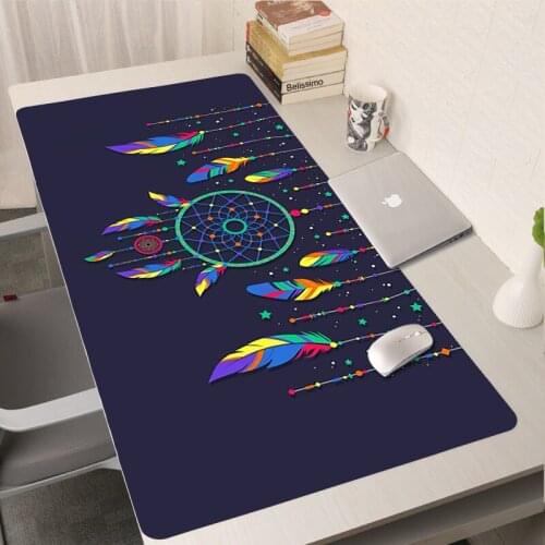 The Dream Catcher Mandala Desk Pad Xxl Mouse Pad Gamer Gaming Accessories Mousepad Keyboards Computer Mausepad Deskmats For CSGO