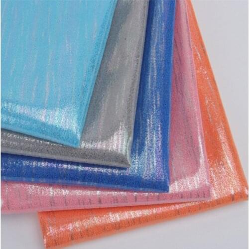 Environmental protection special material magic color stone grain special cloth case bag shoe material seven color stripe fabric