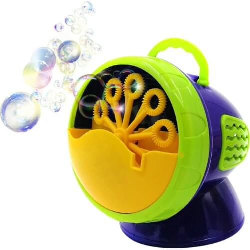 Bubble Machine Durable Automatic Bubble Fan Summer Automatic Soap Water For Girl Boy Bubble Toy Bubble Blower For Kids