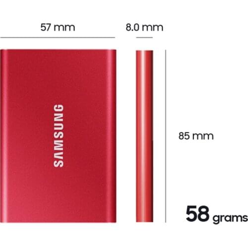 Samsung T7 External SSD USB 3.1 USB-C 1TB 2TB 500GB External Solid State Disk External Hard Drive for Laptop Camera or Server