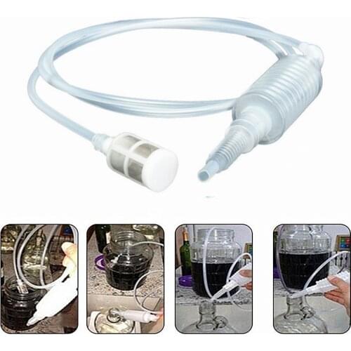1PCS 2M New Brewing Siphon Hose Food Grade Alcohol Distiller Filter Tube Wine Beer Making Brewing Tools Kitchen Wine Accessories