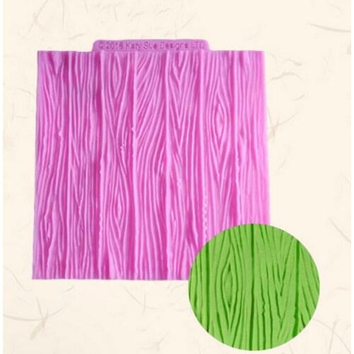 DIY Fondant Silicone Mold Handmade Wooden Texture Chocolate Cake Mold Silicone Mold