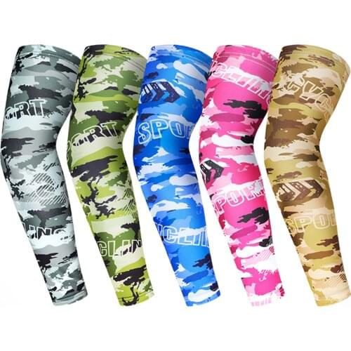 Sports Arm Support Sleeve Sun UV Protection Arm Sleeves with Zippered Phone Bag for Fitness Running XR-Hot