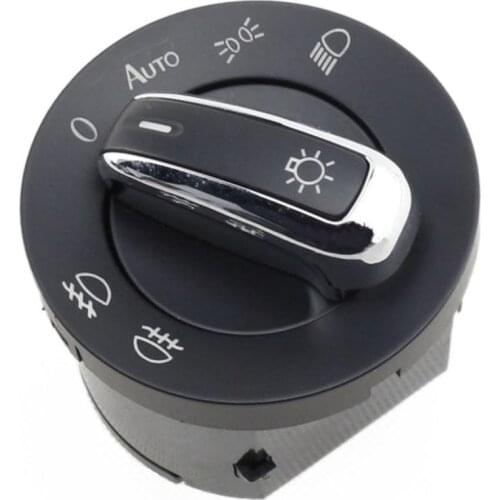 Car Styling Chrome Head Light Switch With Coming Home Automatic For Volkswagen For VW Tiguan EOS Passat B6