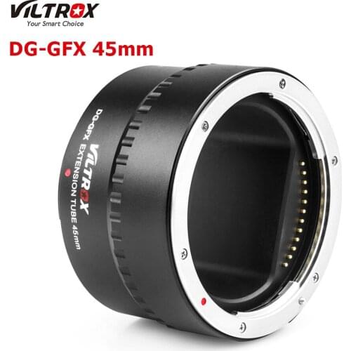 Viltrox DG-GFX 45mm Auto Focus Adapter Ring Macro Extension Tube for Fujifilm GFX50R GFX 50S GFX100 GFX Medium Format Camera