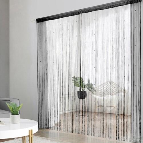 Tassel Curtain Crystal Bead Line Curtain 1 Meter Wide And 2 Meters High Door Curtain Line Curtain Partition Curtain Decoration