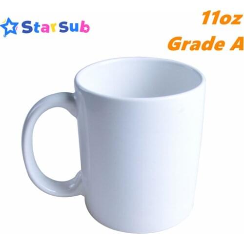 11OZ Sublimation Blank White Mugs A Grade Coated Mugs for Heat Press with Box 36pcs/carton