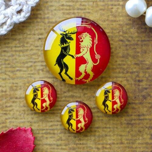 12mm 25mm 14mm 16mm 18mm 20mm Photo Glass Cabochons Round Cameo Set Handmade Settings Game 01