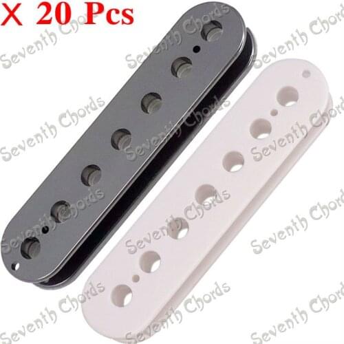20 Pcs 7 StrIng Electric Guitar Pickup Humbucker Slug Bobbin / Double Coil Pickup Slug Bobbin / Black -White for choose