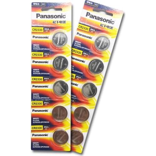 30pcs/lot Panasonic CR2330 CR 2330 DL2330 ECR2330 GPCR2330 3V Lithium Button Cell Battery Coin Batteries For Computer Toys