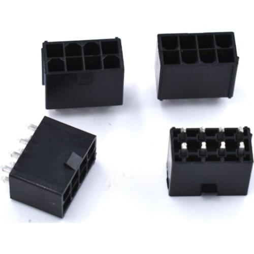 50pcs 4.2mm pitch straight molex 5557-8Pin CPU Power connector for CPU 8pin pcb board