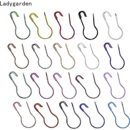 500PCS Metal Pins Gourd Pin Knitting Crochet Locking Stitch Marker Hangtag Safety Pins DIY Sewing Tools Needle Clip Crafts