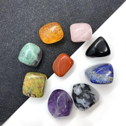 Natural Stone Irregular Natural Stone Seven Chakra Beads, Used for Fashion DIY Jewelry Making Necklace Bracelet Accessories