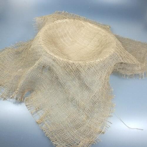 75*75cm Newborn Jute Backdrop Blanket Baby Photography Prop Burlap Layer Hessia Jute Background Prop Basket Stuffer Filler