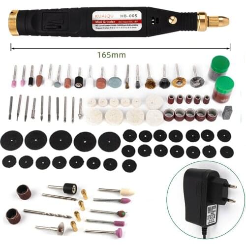 HB-005 18V Electric Drill 0.3-3.2 With Grinding Accessories Set Multifunction Engraving Pen For Dremel Tools Power Tools Grinder