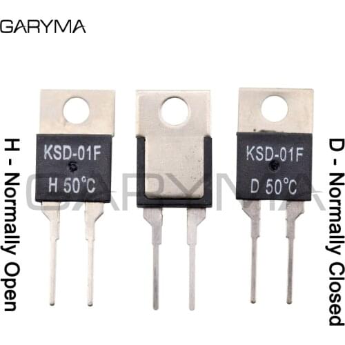 KSD-01F JUC-31F 40~150 Degree Celsius (N.O.) Normally Open Temperature Switch Thermostat Thermal Protector TO-220