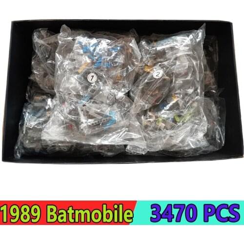 Movie Series Building Blocks Super Hero 1989 Batmobile Car Compatible 76139 3472Pcs Bricks Toys Kids Man Gifts