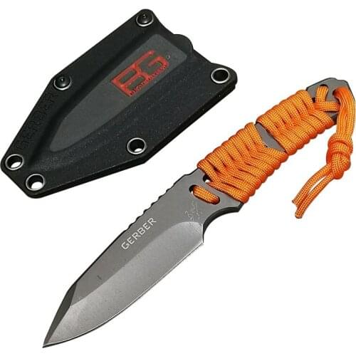 DuoClang Multi Survival Knife 58HRC High Hardness FULL TITANIUM STEEL EDC Tactical Cutter Fixed Blade Knife